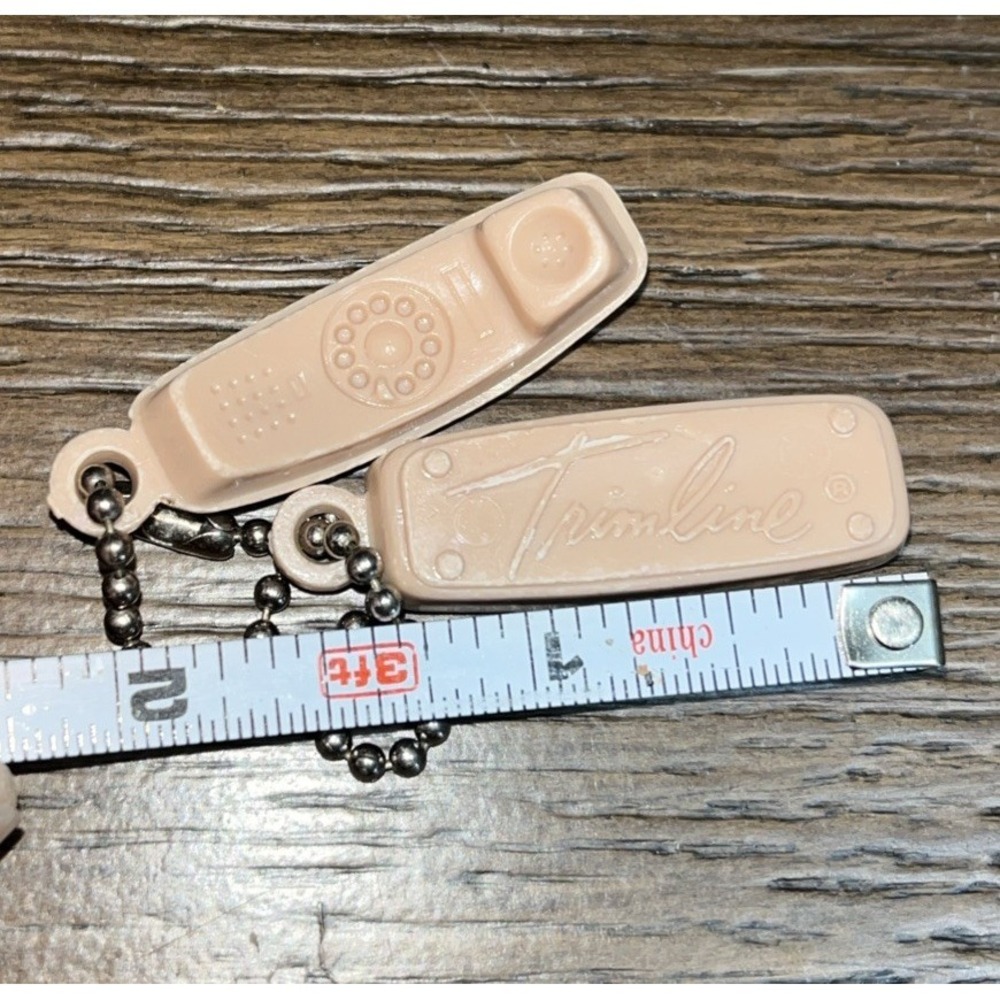 Trimline Mini Telephone Keychain Keyring (Barbie Doll Phone)